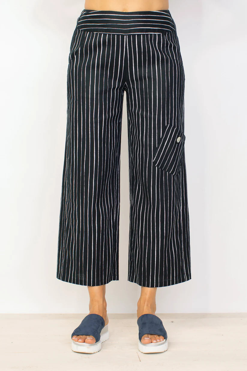 Habitat, 42566 Flood Pocket Stripe Pant, Black