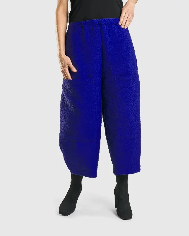 Jacquard Tapestry Pants, Royal