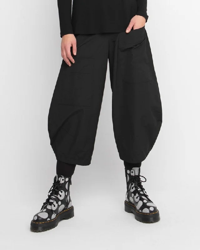 Ozai N Ku Puff Pants, Black