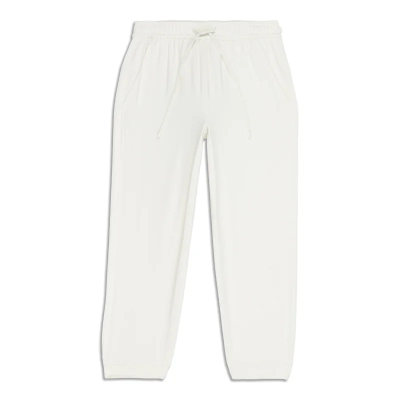 Soft Jersey Classic-Fit Mid-Rise Cropped Jogger - Resale