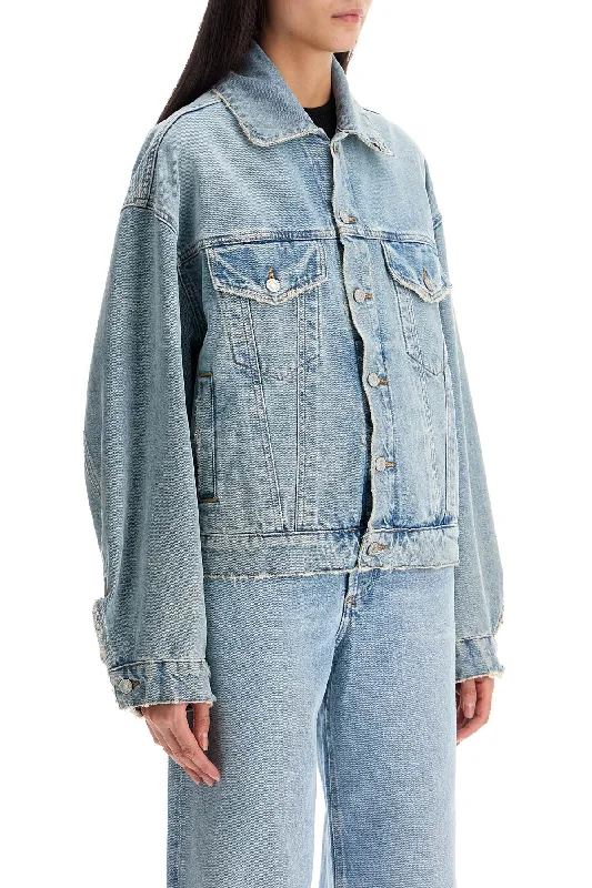 Agolde Denim Dalton Balloon Jacket With