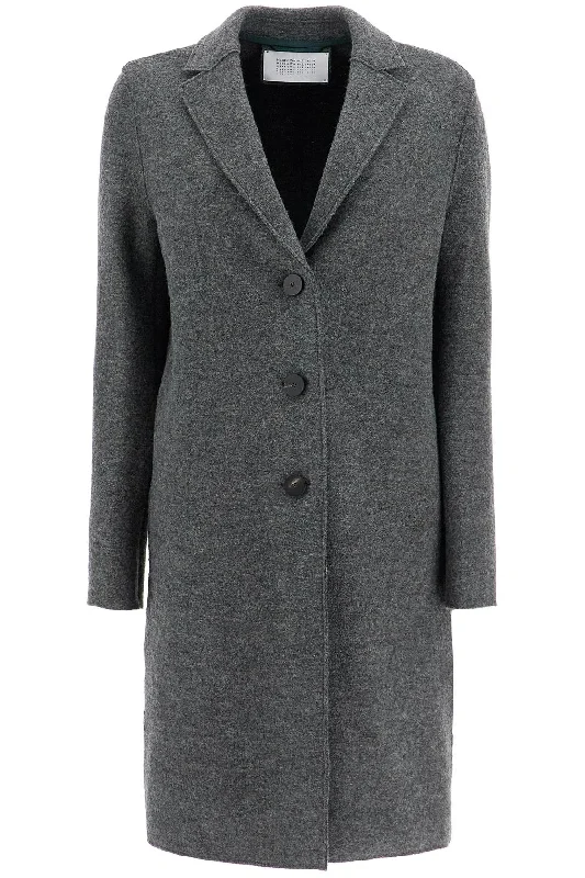 Harris Wharf London Women's Single-Breasted Wool Coat In Boiled