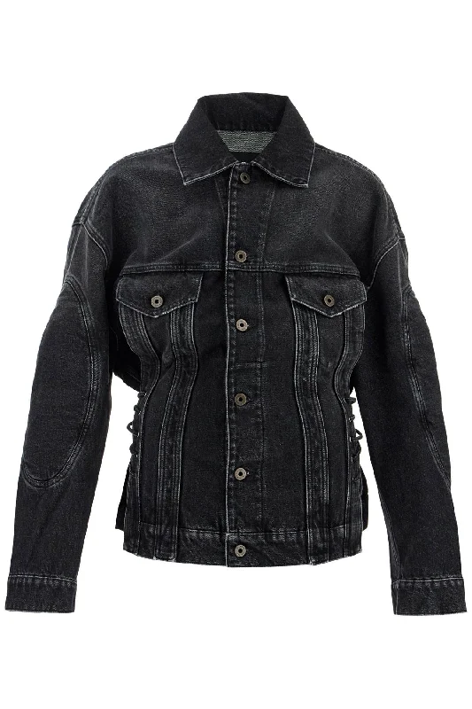 Jean Paul Gaultier Women's blue Jacket With Laces