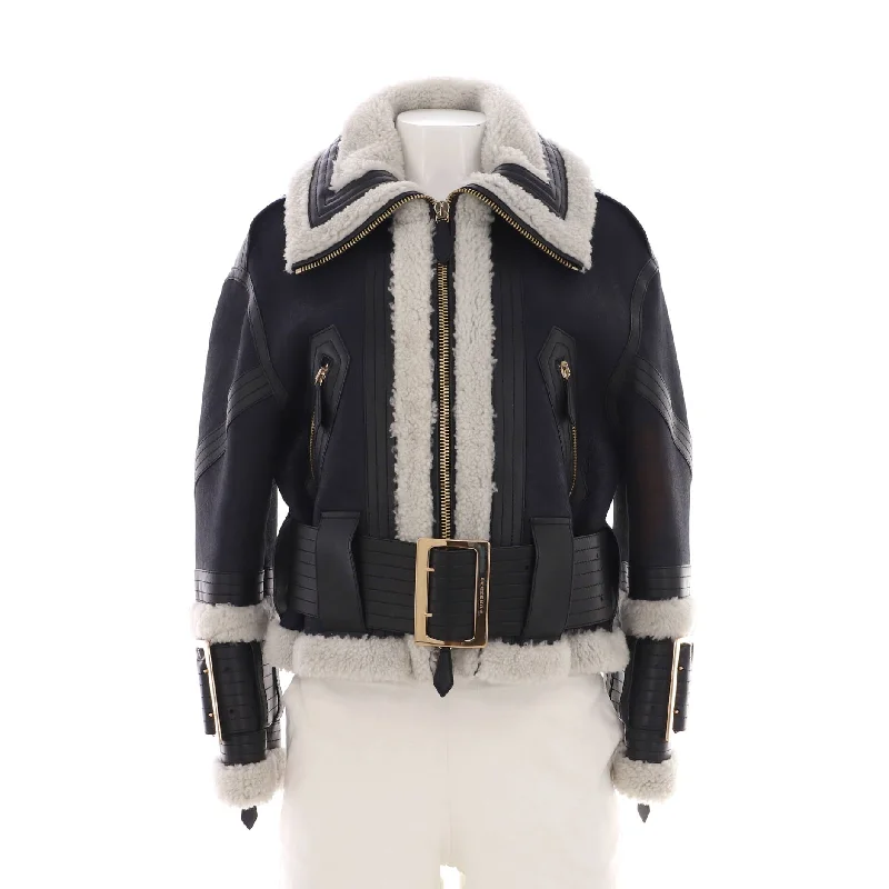 Women's Aviator Jacket Leather and Shearling