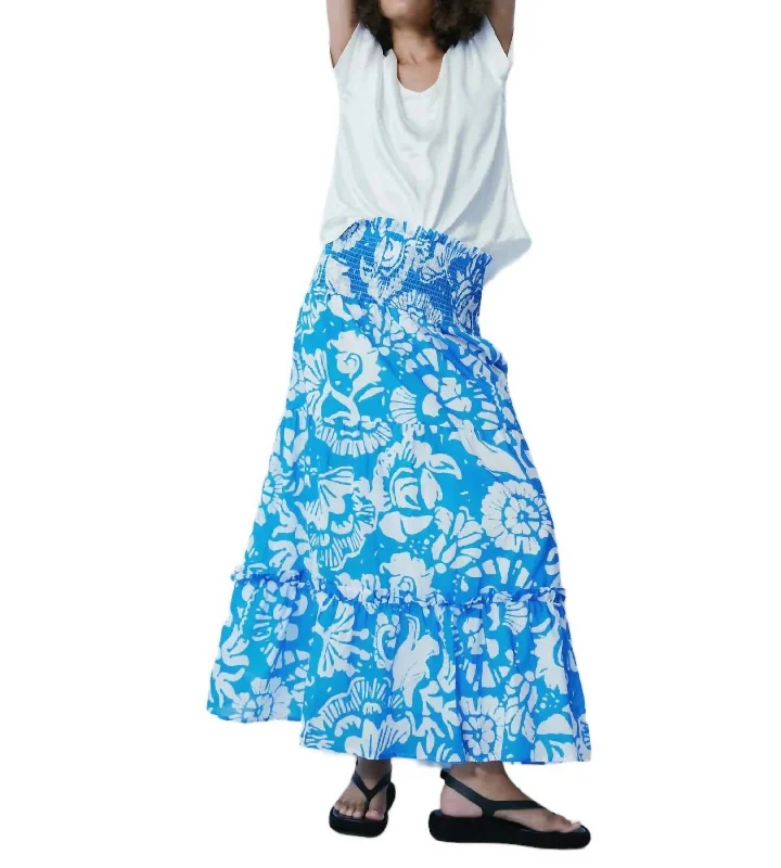 Citadel Printed Maxi Skirt In Floral