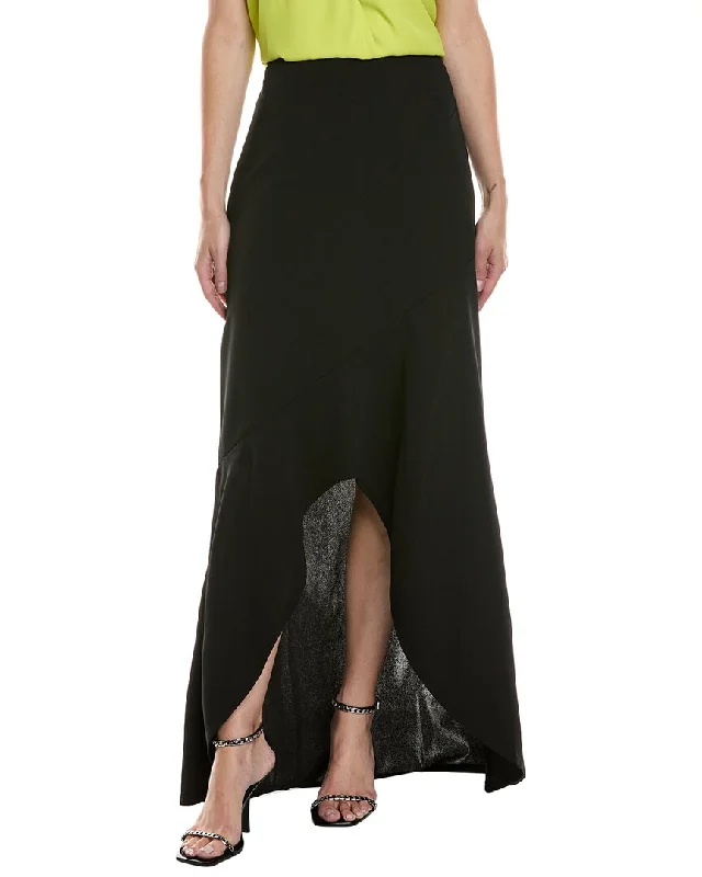 Krisa Ruffle High-Low Maxi Skirt